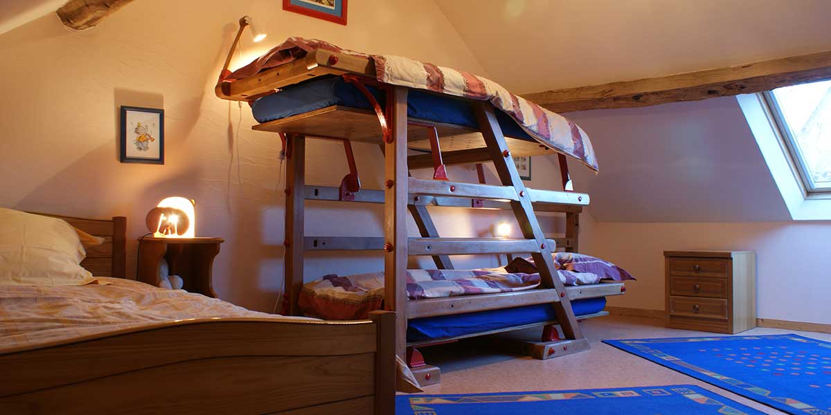 The bunk beds